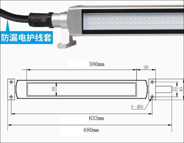 Waterproof LED low-profile corner lamp 03